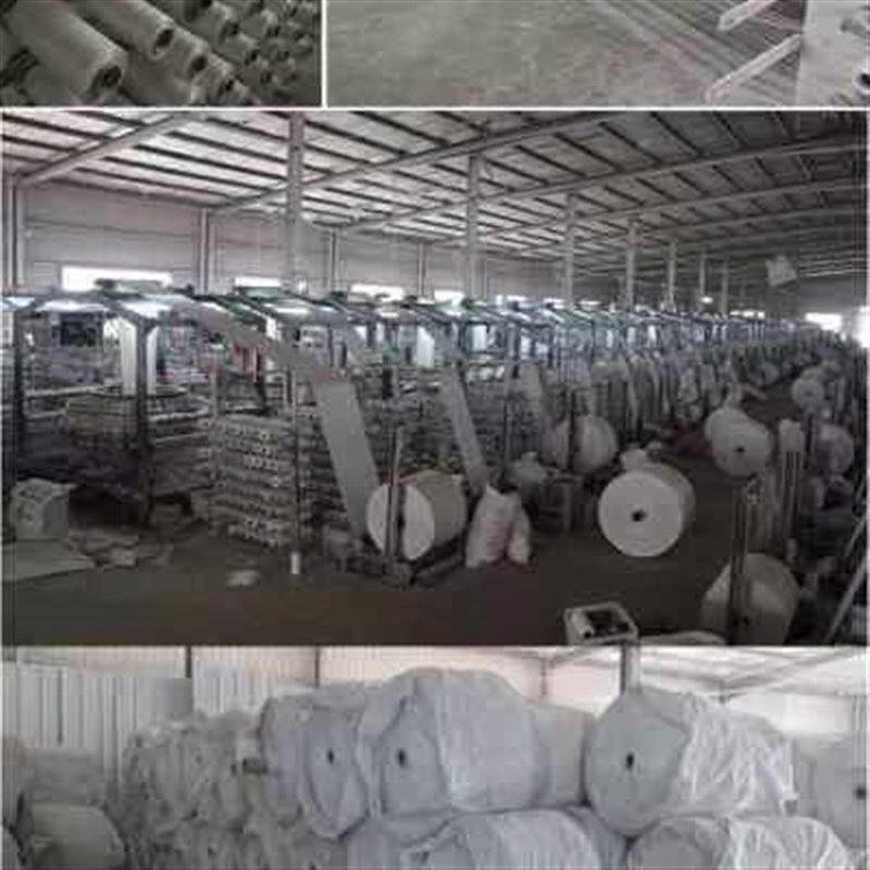 新款亮白色编织袋布卷桶编织布蛇皮袋半料成布品包裹筒料织编