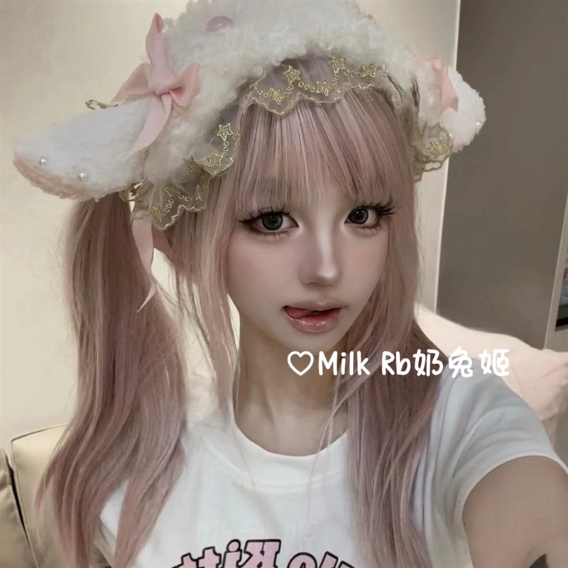 奶兔姬*小眠羊/ 可爱咩咩小羊耳朵发带亚G文化y2k甜妹Lolita发饰
