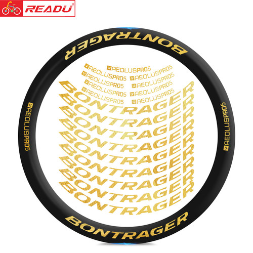 棒槌哥Bontrager AEOLUS PDRO5公路车轮组贴改色自行车贴纸单车贴