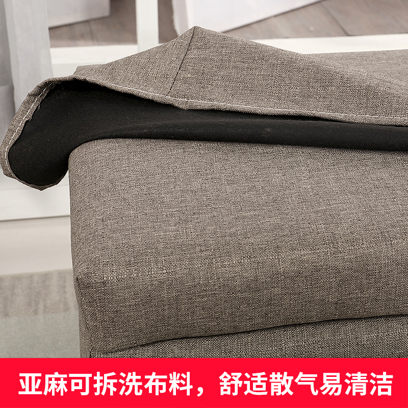 可拆洗布艺换鞋凳储物沙发长凳多功能收纳凳卧室床尾凳试衣间凳子