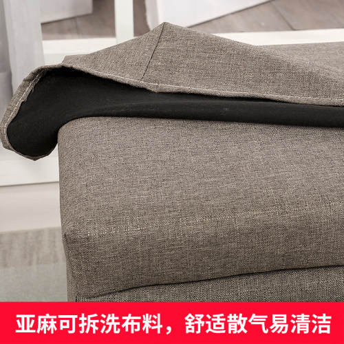 可拆洗布艺换鞋凳储物沙发长凳多功能收纳凳卧室床尾凳试衣间凳子