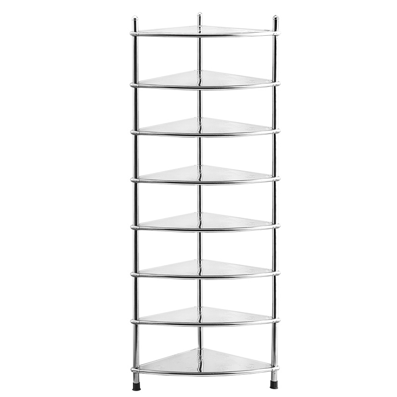 加厚浴室置物架卫生间脸盆架洗手间储物厕所洗澡收纳架子三角落地