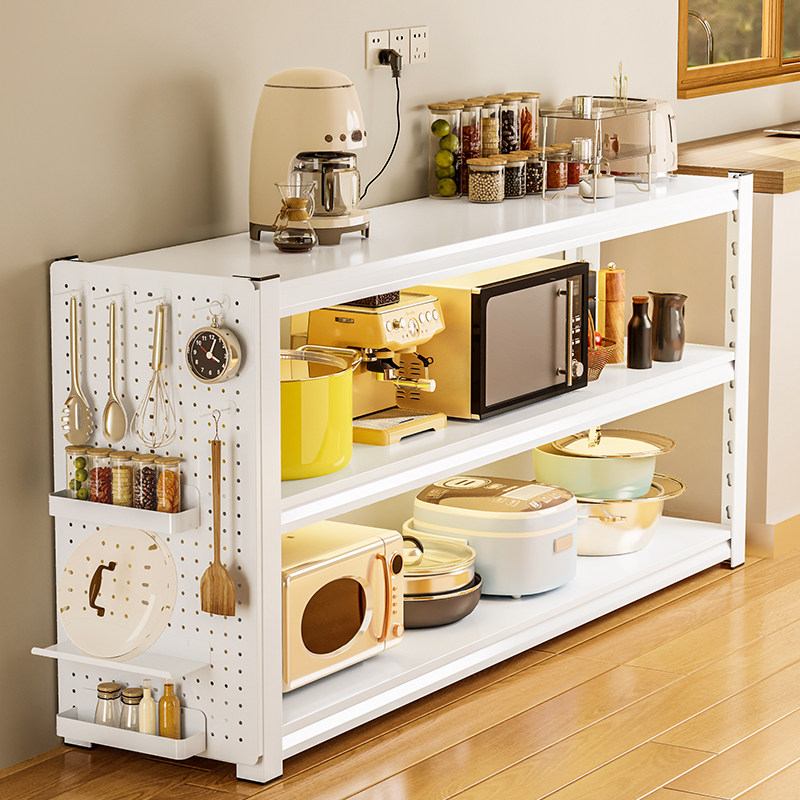 厨房置物架落地多层微波炉烤箱收纳架锅架家用多功能货架储物架子,厨房/烹饪用具,微波炉置物架,淘宝优惠券,粉丝福利购,淘宝优惠卷