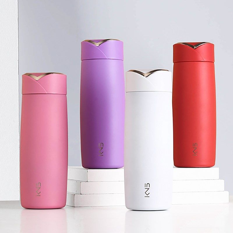 全陶瓷内胆e保温杯便携高颜值女士随行学生小众设计感咖啡骨瓷内