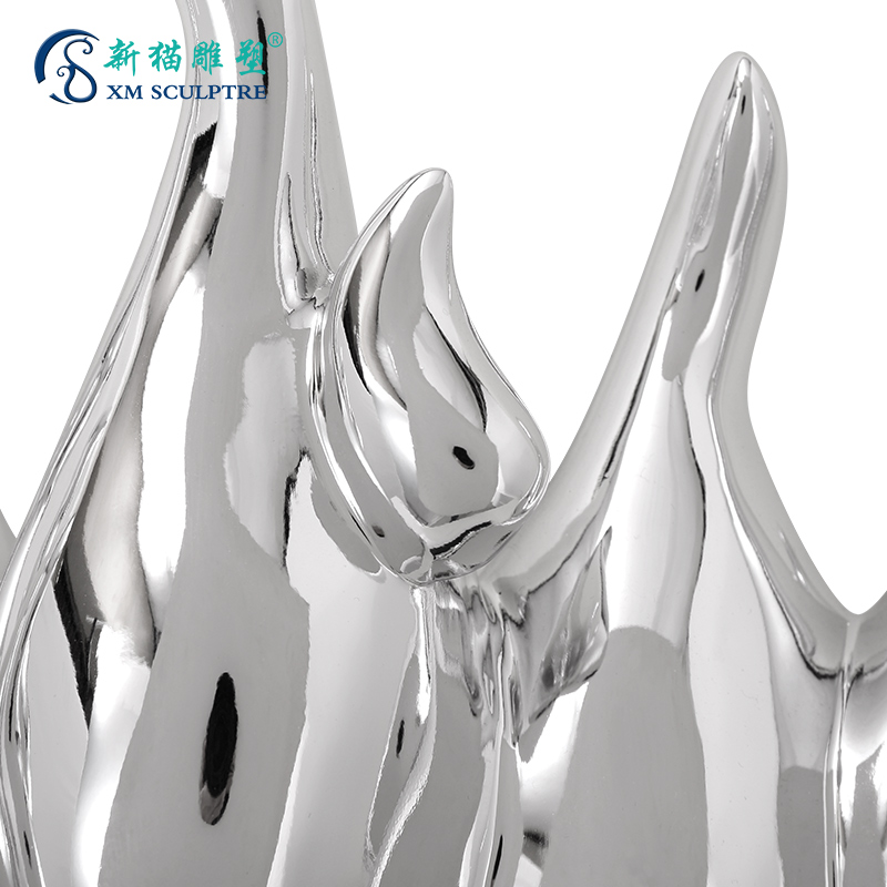 现货简约抽象雕塑艺术品摆件客厅玄关家居软装饰品酒店样板房配饰