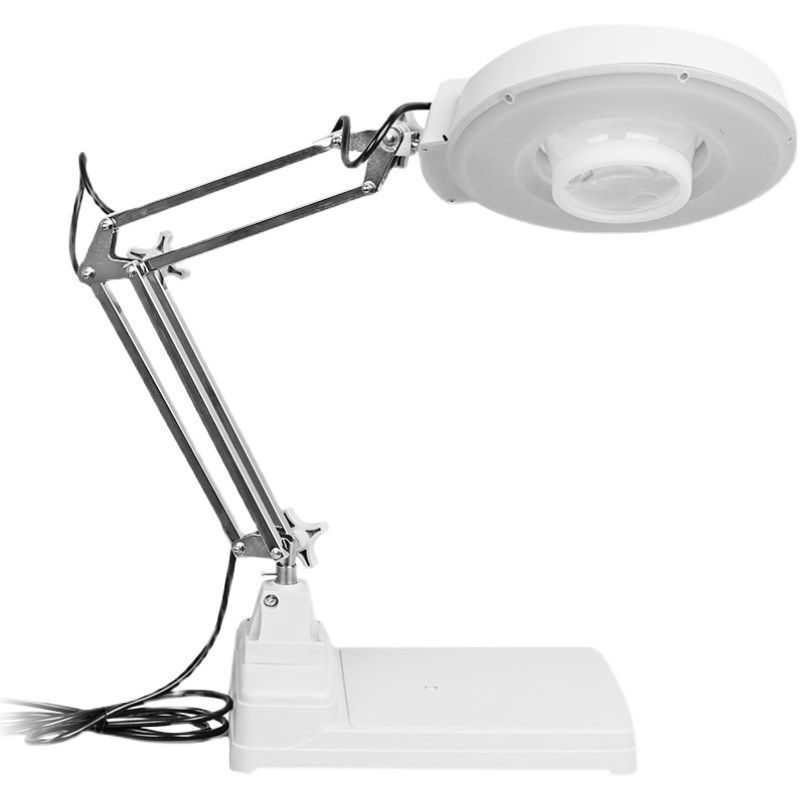 台式放大镜高清维修用20倍焊接带灯鉴定专用手机清理毛孔环形灯管