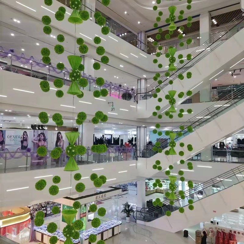 春季美陈装饰商场购物中心中庭吊饰酒店汽车4S店天井花柱花球吊顶,节庆用品/礼品,节日装扮用品,淘宝优惠券,粉丝福利购,淘宝优惠卷