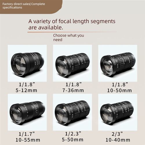 高清工业相机C接口变焦镜头B10-50mm12-36mm