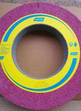 诺顿砂轮铬刚玉红色大气孔砂轮25A46K 400*50*127