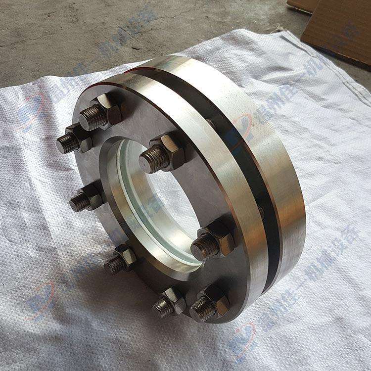 按图纸加工不锈钢法兰对夹视镜 DN125-PN16法兰视镜 平焊法兰视镜