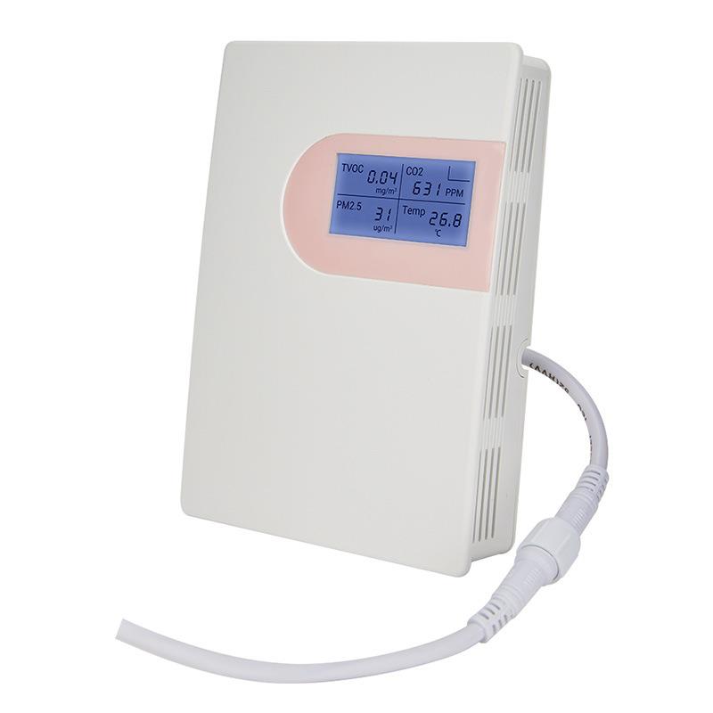 多合一环境检测设备集CO2 CH2O TVOC PM2.5 PM10 温湿度一体