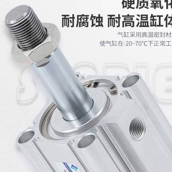 CQ2B小型气动外牙薄型气缸CDQ2B16/20/25/32/40-50/63*80X100-DM
