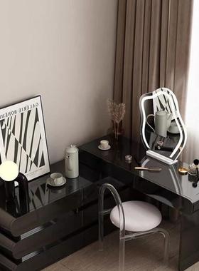 Tal轻奢奶油风实木梳妆台斗柜收纳柜现代简约可伸缩转角化妆桌子
