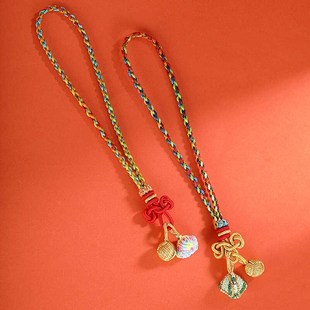 五彩绳金榜题名挂件学生逢考必过手工编织K手绳上岸高考幸运符礼