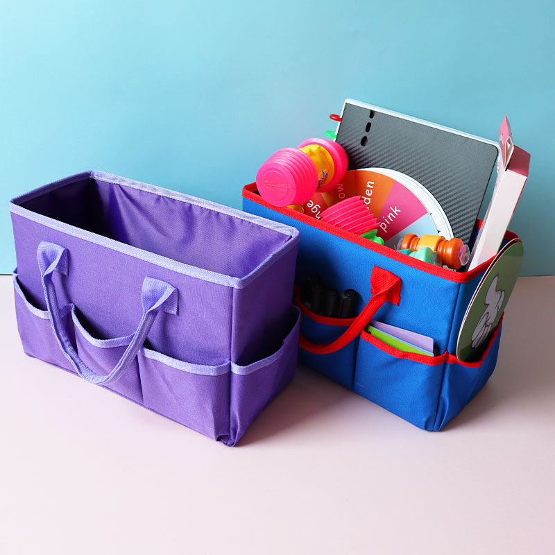 教具收纳袋折叠儿童玩具整理教师大容量加厚多功能手提Z文具袋家