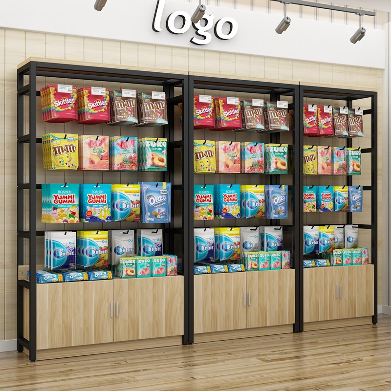 超市零食挂钩货架文具店展示架置物架多L层宠物店挂架产品展示柜
