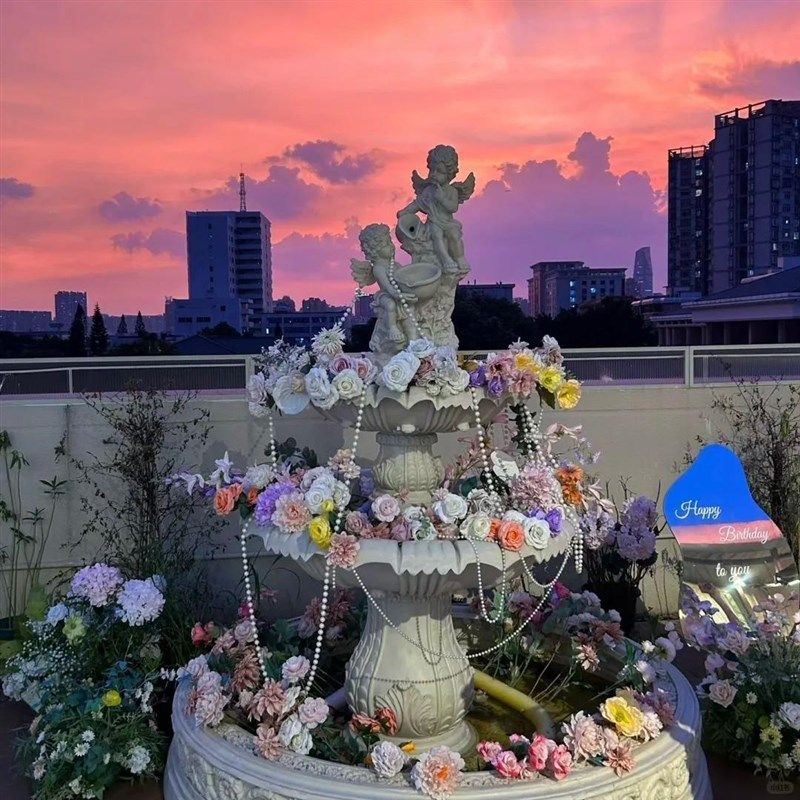 欧式摆设天使雕塑工艺品流水喷泉户内外庭院花园鱼塘装饰造景婚庆