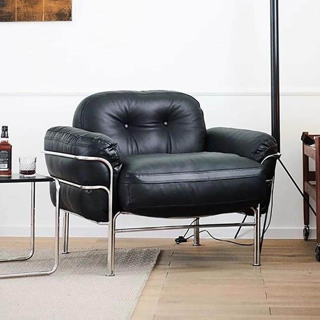 现代中古风设计师单椅客厅复古慵懒休闲椅舒适高级家用单人沙发椅,电子元器件市场,其它元器件,淘宝优惠券,粉丝福利购,淘宝优惠卷