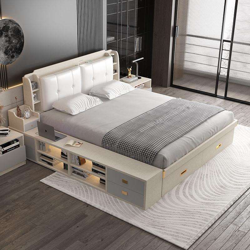 家星嘉 气动高箱储物床1.8米现代简约主卧床1.5小户型1.2米双人床