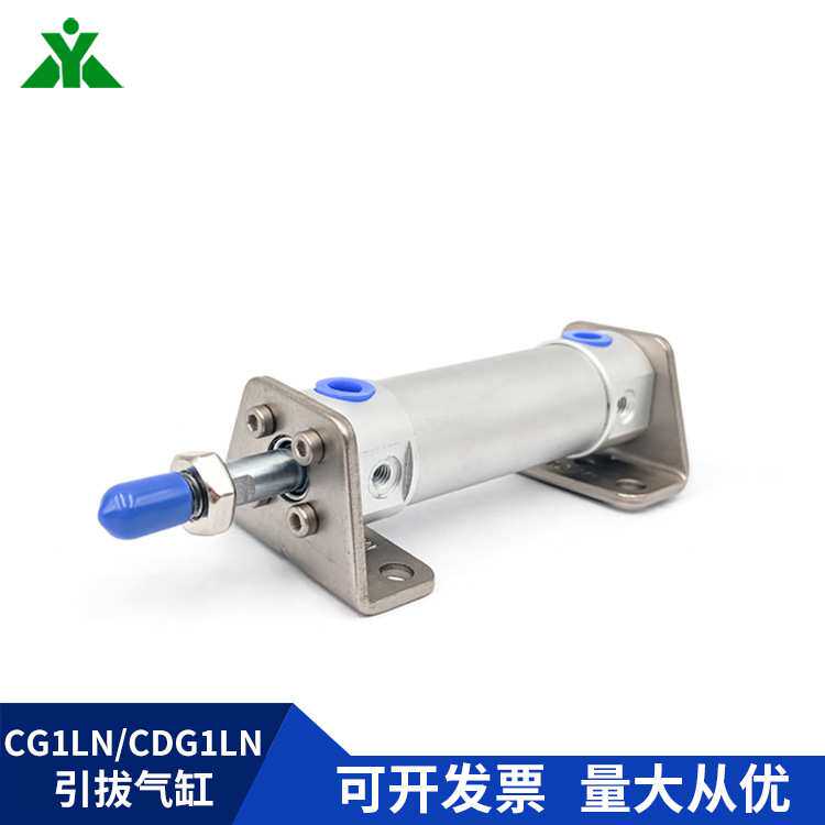 CG1LN20/CDG1LN20-50-75-100-150-200带LB脚座气缸CG1LA/CDG1LA20