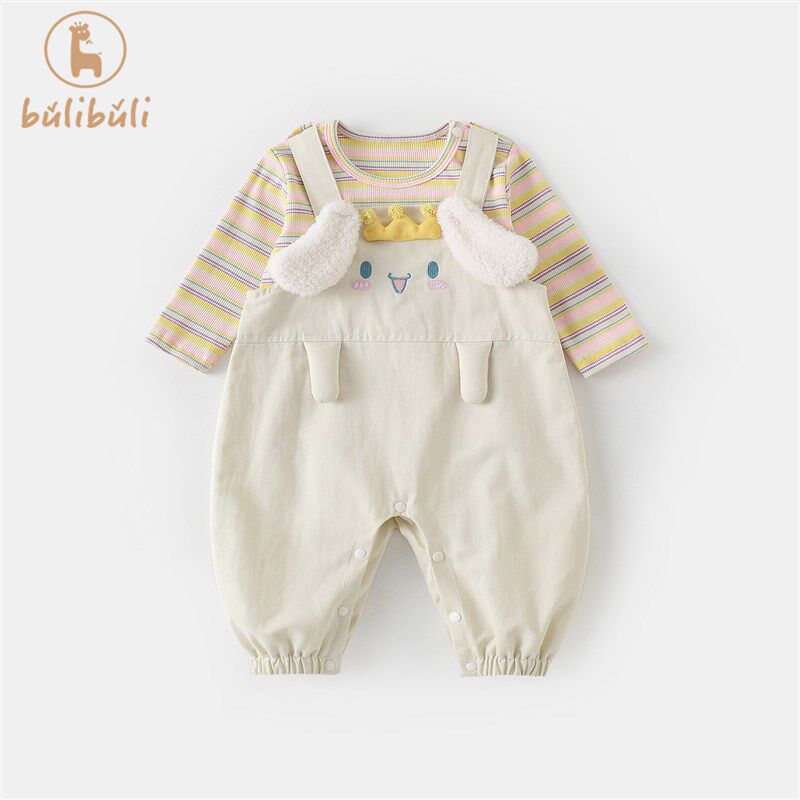 婴幼儿工作服套装秋季服装2025新时尚女婴底裤衬衫秋季服装两件套