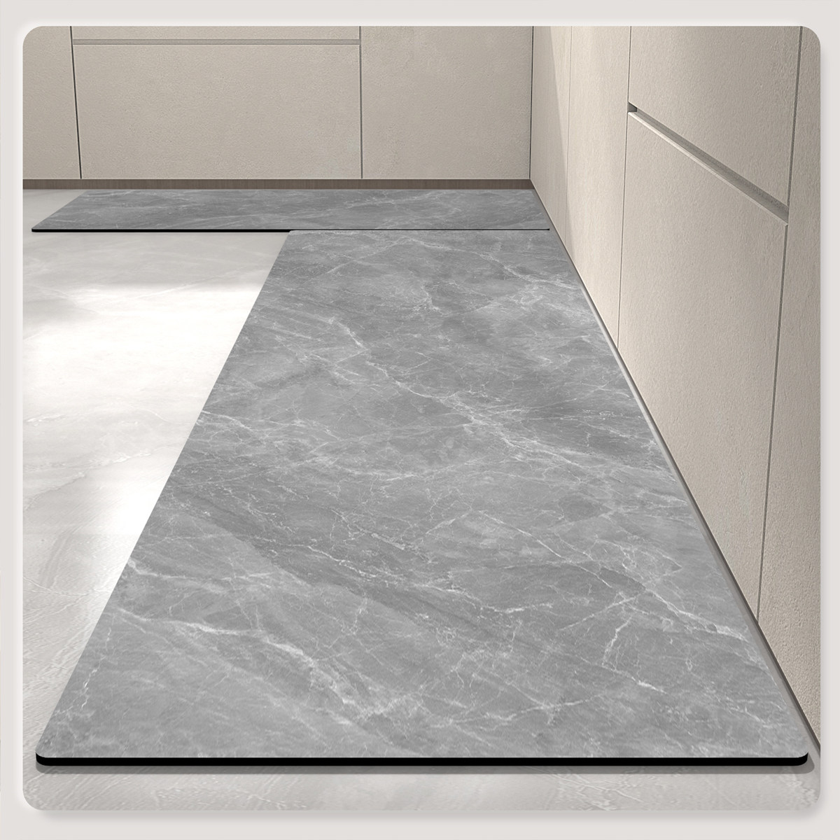 厨房地垫防滑防油可擦免洗家用耐脏脚垫子大理石纹吸水厨房地垫,居家布艺,厨房地垫,淘宝优惠券,粉丝福利购,淘宝优惠卷