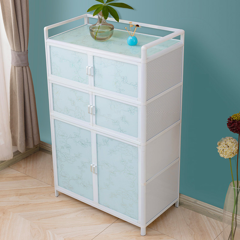 餐边柜碗柜家用厨房储物柜子收纳柜现代简约置物茶水柜铝合金橱柜,住宅家具,餐边柜,淘宝优惠券,粉丝福利购,淘宝优惠卷