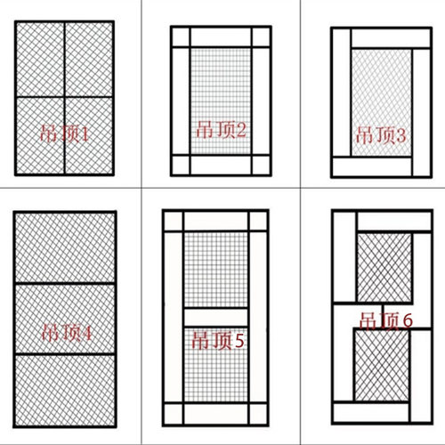 菱形网片网格片铁丝吊顶客厅餐厅小孔铁艺网装饰屏风隔断墙展示架