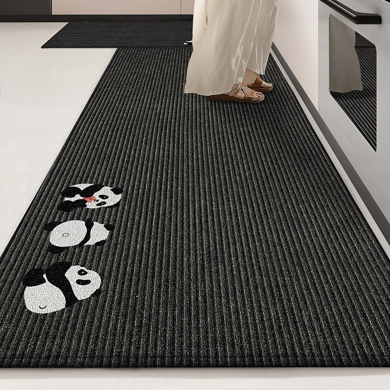 2024新款卡通风防油防水厨房地垫门口免洗可擦脚垫可踩耐脏地垫子,居家布艺,厨房地垫,淘宝优惠券,粉丝福利购,淘宝优惠卷