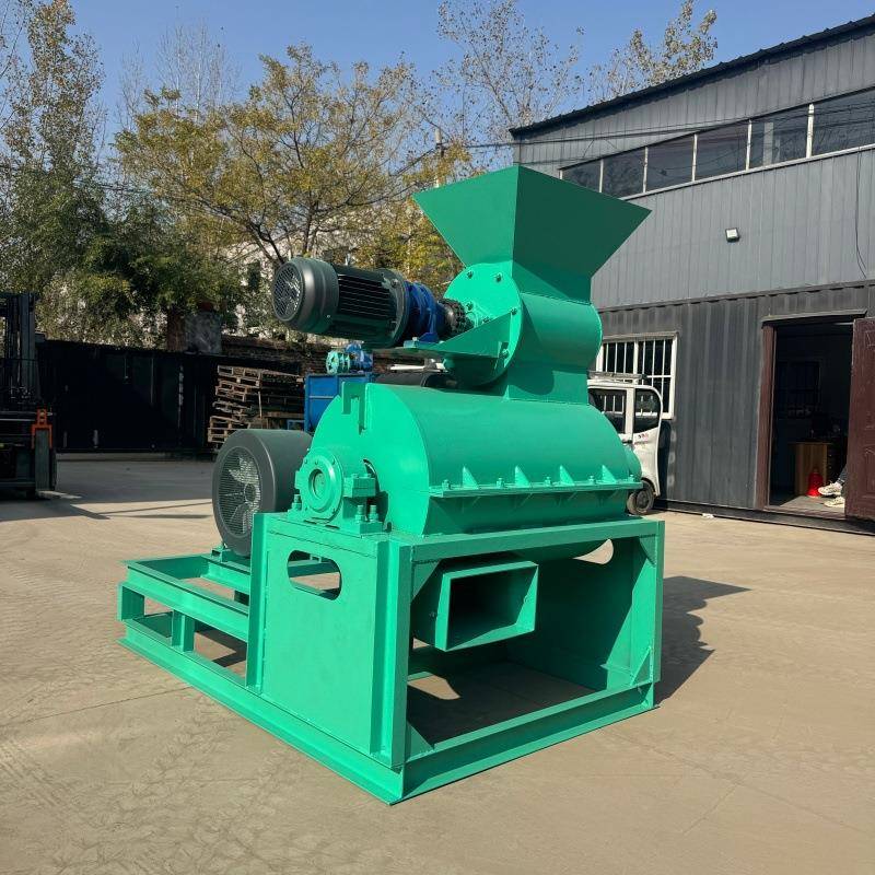 酒糟稻壳半湿物料粉碎机有机肥卧式粉碎机高湿物料粉碎机