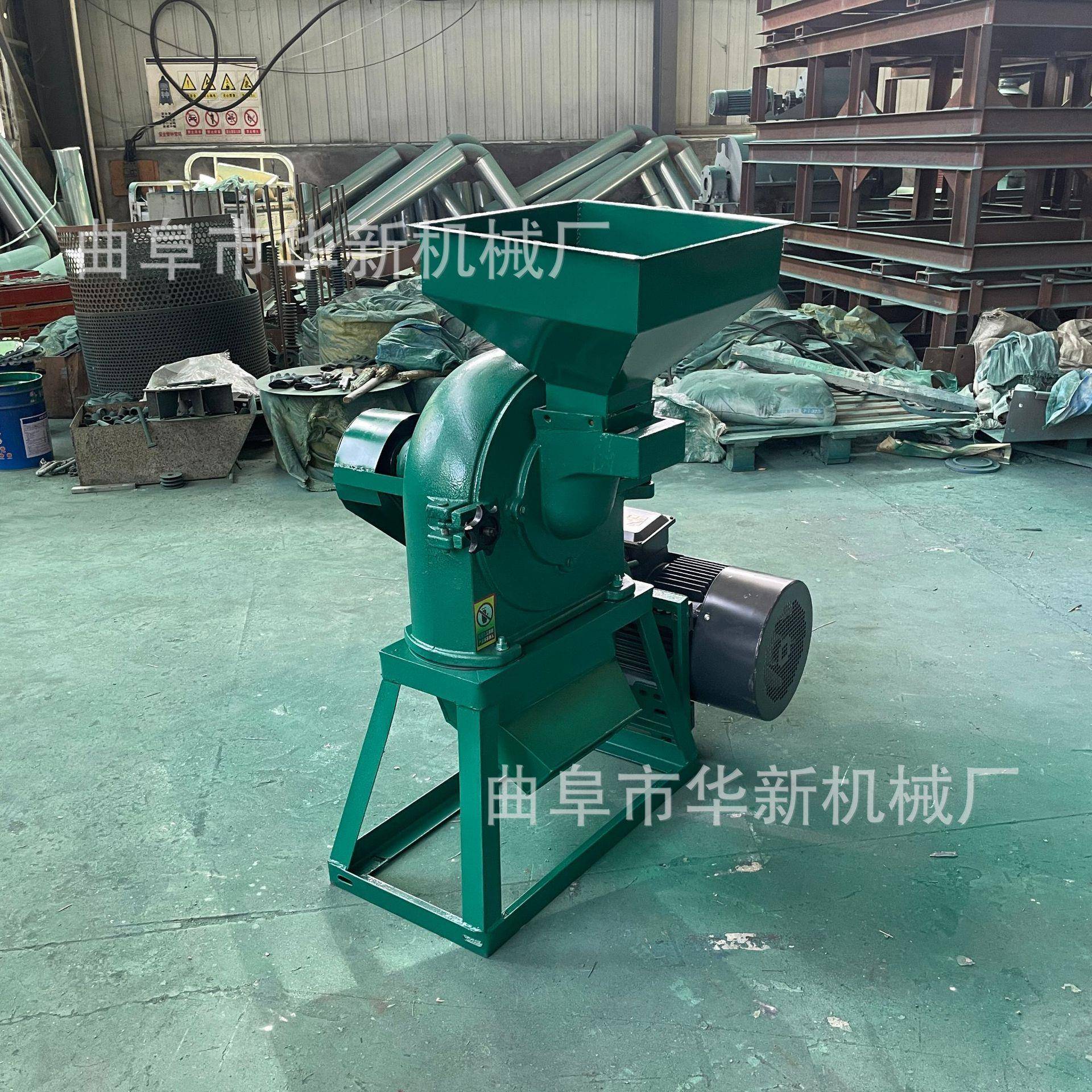 自吸式304不锈钢齿爪粉碎机玉米磨粉机全自动小麦磨面机成套设备