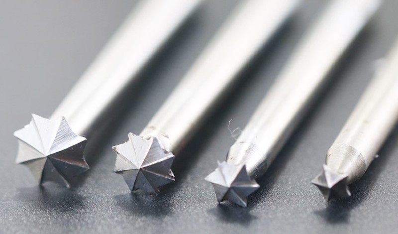 热卖白钢五星刀木雕根雕手工头雕刻铣木工头电动电磨打磨工具图片