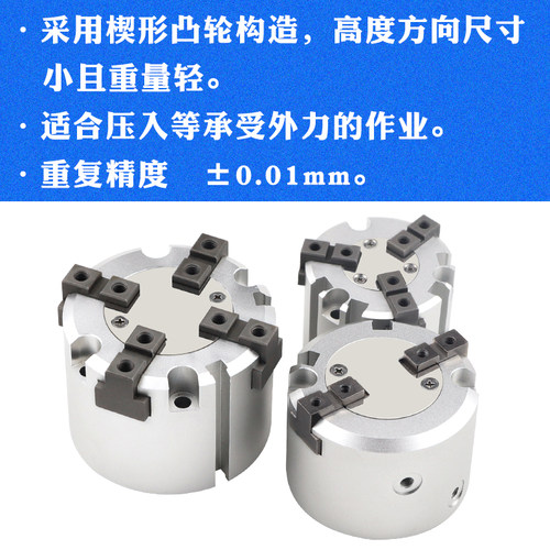 二爪三爪四爪MHS2-16D3-20D4-25D32D40D50D63D小型气动手指气缸