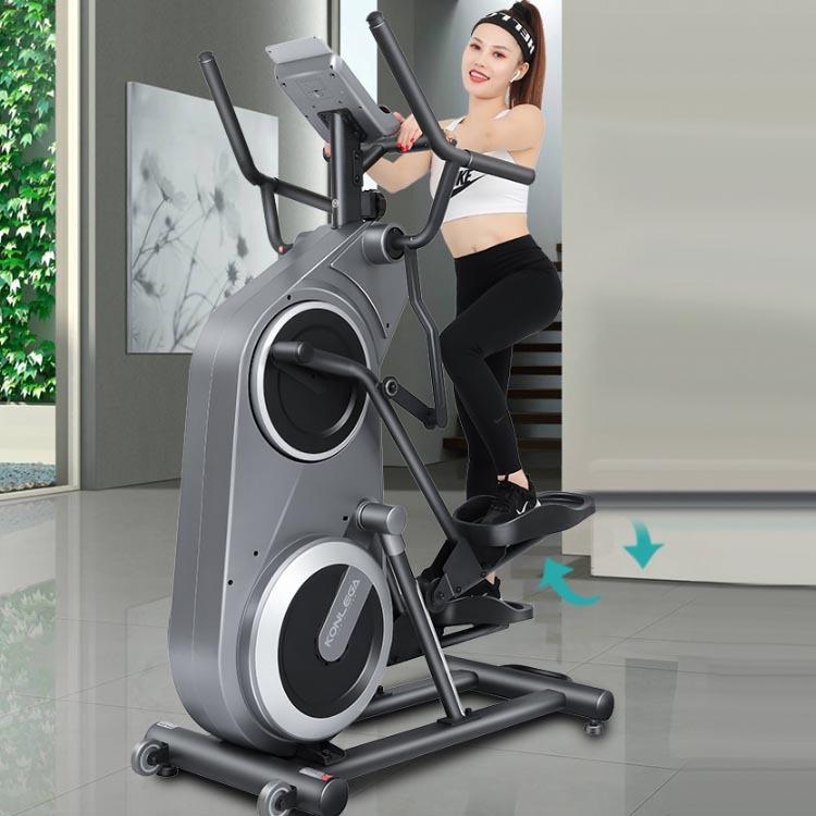 登山机家用健身房器商用专用业前置飞轮攀爬机楼梯机椭圆机椭圆车