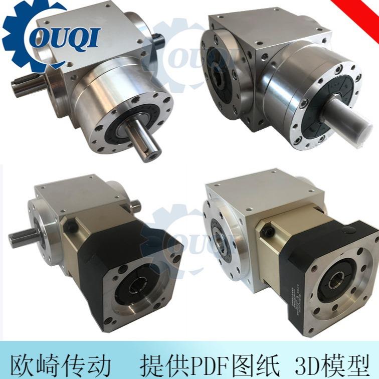 ST75精密转向器90°转角器ST75-DO伺服换向器T型中空转向箱