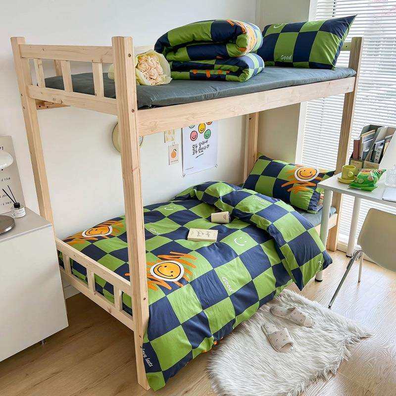 2025新款纯棉印花三件套学生宿舍上下铺套件全棉被套床单枕套,电子元器件市场,其它元器件,淘宝优惠券,粉丝福利购,淘宝优惠卷