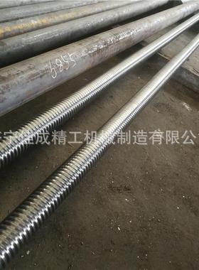 厂家直销机床丝杠加工加长龙门铣梯形丝杆Tr50正反牙调节传动螺杆