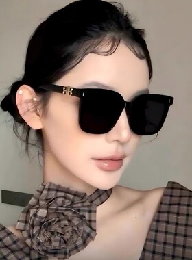 新款gm方形大框墨镜女高级感