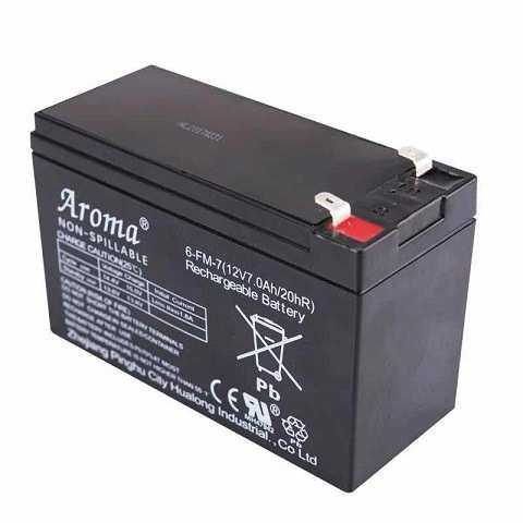 Aroma 6-FM-7(12V7AH/20HR)儿童电动汽车童车充电电瓶铅酸蓄电池