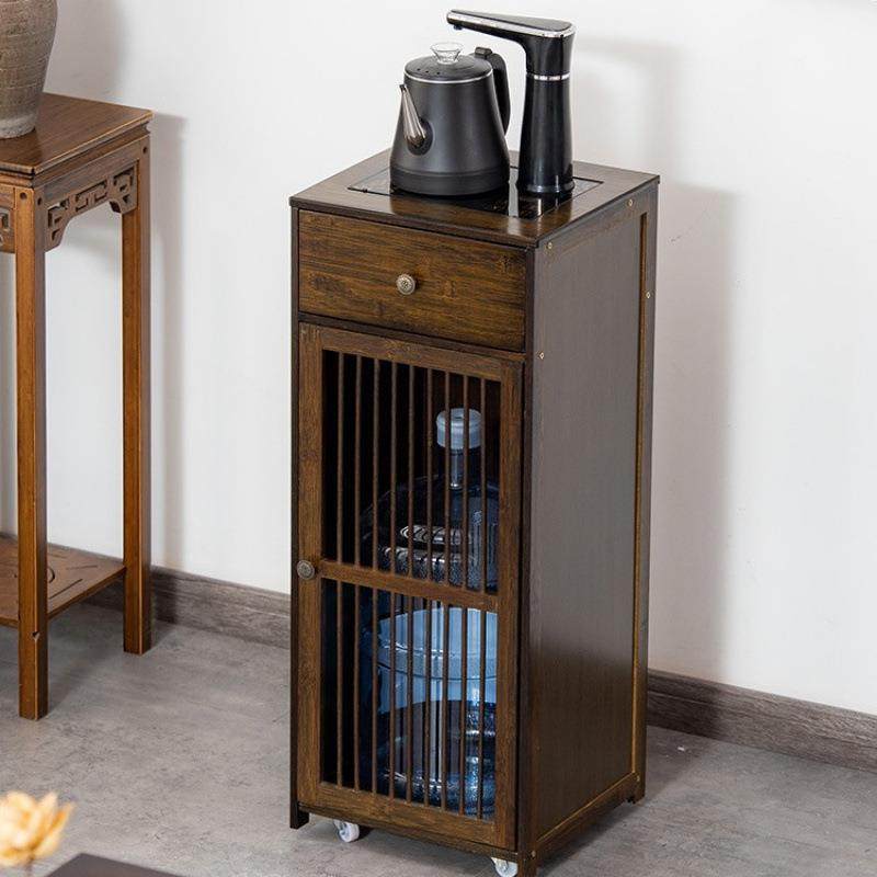 移动茶水柜家用简约茶吧机办公下置水桶智能烧水壶一体式泡茶