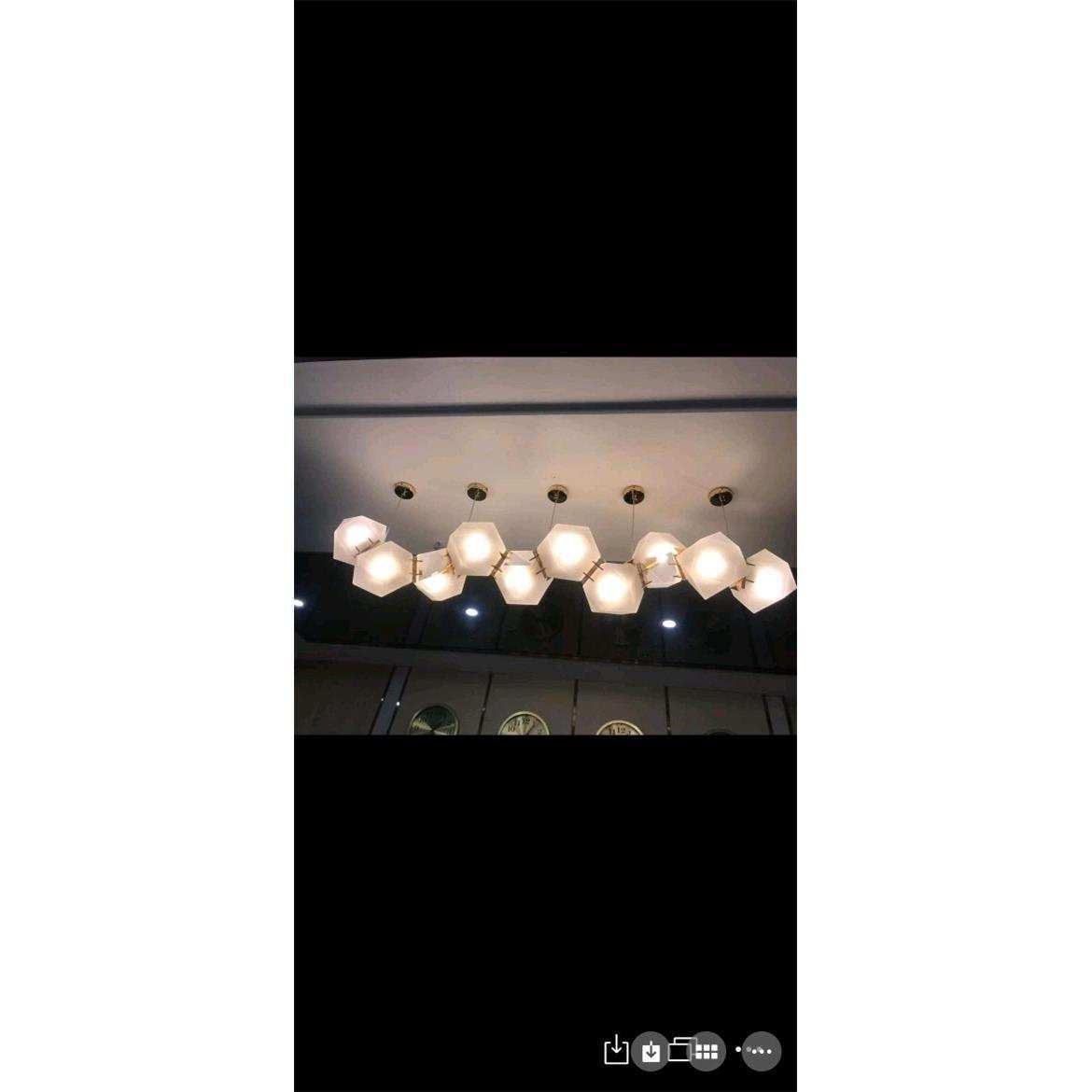 中山工厂直销新款 后现代吊灯 简约多头创意设计DNA酒吧餐厅客厅