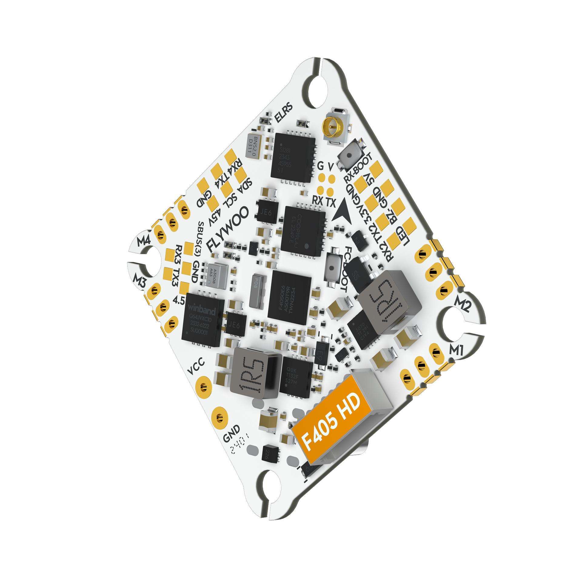 Flylens7585GOKUF405HD1-2S12AAIOV2串口ELRS9VBEC