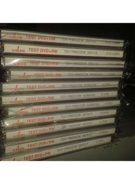 ABEX测试碟TDV-PR513CW偏芯测试DVD+R格式
