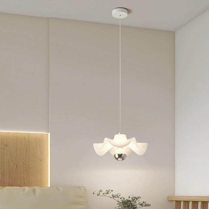 奶油风餐厅吊灯现代简约网红北欧树脂花朵卧室床头灯饰餐厅小吊灯,电子元器件市场,其它元器件,淘宝优惠券,粉丝福利购,淘宝优惠卷