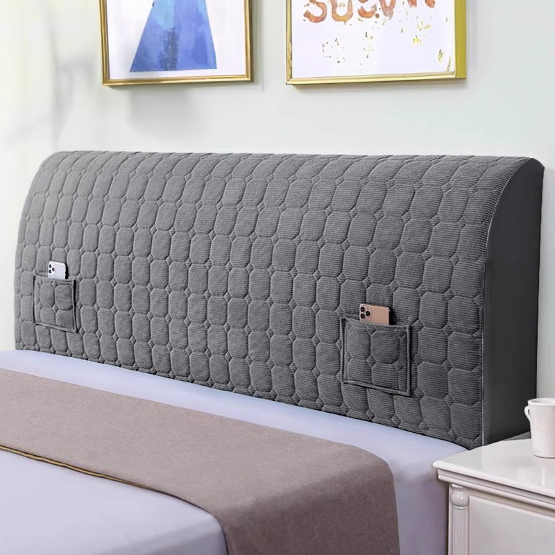 床头罩套加d厚新款高档全包防尘床头罩床头套软包木床通用床靠背