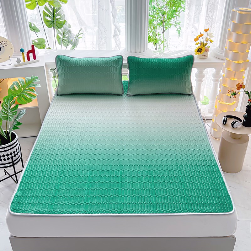 新款母婴级乳胶凉席三件套空调凉席可机洗水洗夏季空U调软席子包