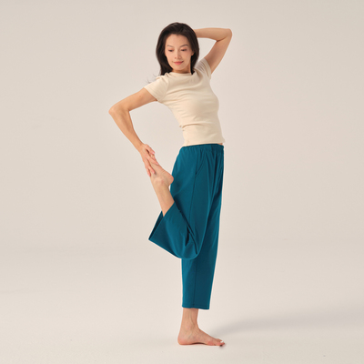 SELENE ACTIVE Daily 日常系列 澳代尔云感舒适七分阔腿瑜伽裤女