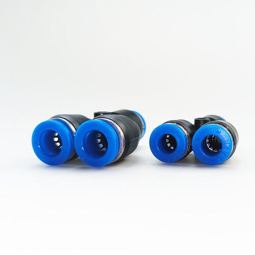 PY6气动气管快速插接头PY8 Y型三通PY10/PY12/PY16人型PY14 外径