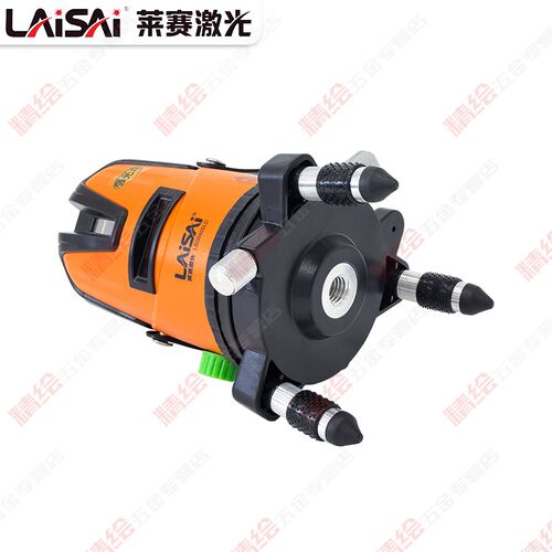 莱赛LSG640SLD激光水平仪绿光5线强光高精度带增强点室外标线锂电
