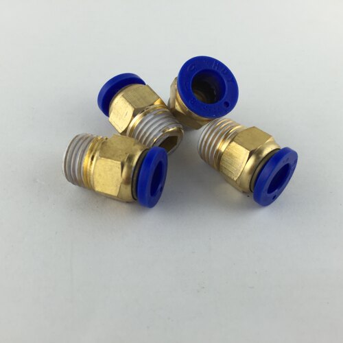 气动铜快速接头PC8-02气管快插PC4-M5螺纹直通6-01/10-03/12-04